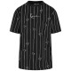 Karl Kani Γυναικεία κοντομάνικη μπλούζα Signature Heart Pinstripe OS Tee